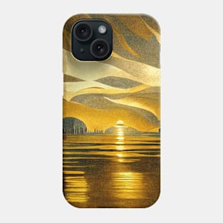 Art Deco Sunrise Cityscape Phone Case