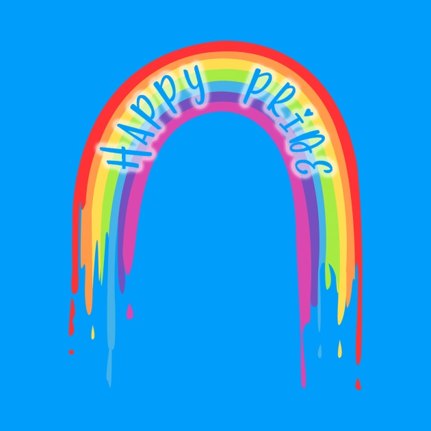 Happy Pride Rainbow Glow by mynaito