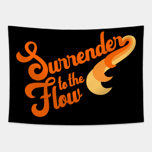 Surrender to the Flow Sunshine Tapestry