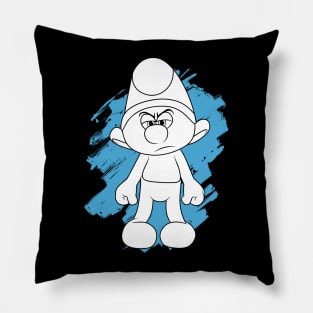 grouchy smurf Pillow