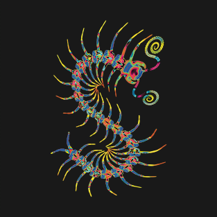 Metallic Rainbow Centipede T-Shirt