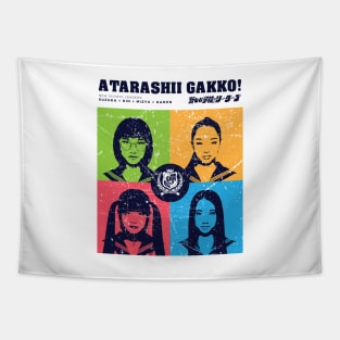 Atarashii Gakko! No Leaders in Color V1 (Grunged) Tapestry