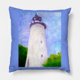 Lighthouse Ocracoke Island North Carolina Pillow