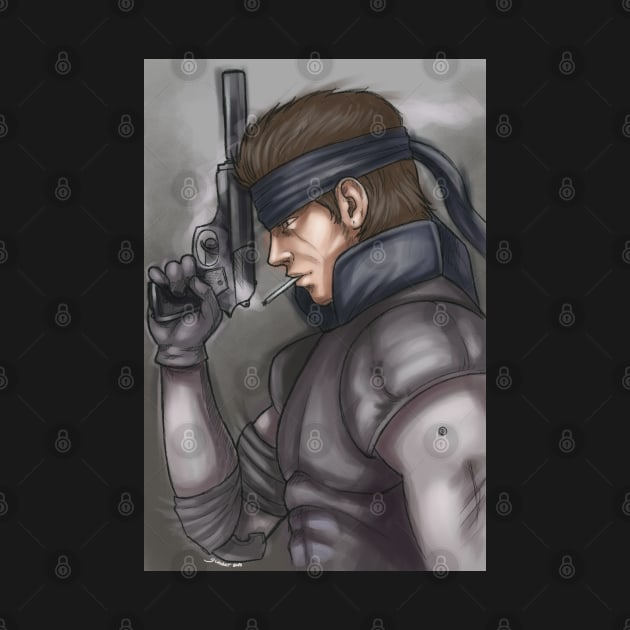 Metal Gear Solid Snake by ekkimu