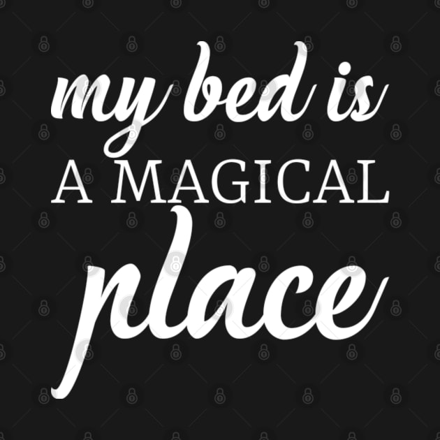 My bed is a magical place by NomiCrafts