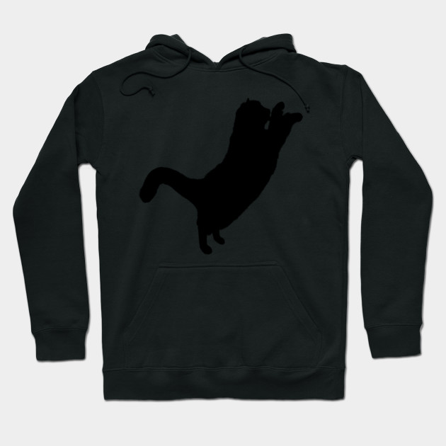 Limited Edition Exclusive Fluffy Cat Silhouette 2 Fluffy Cat Silhouette 2 Hoodie Teepublic