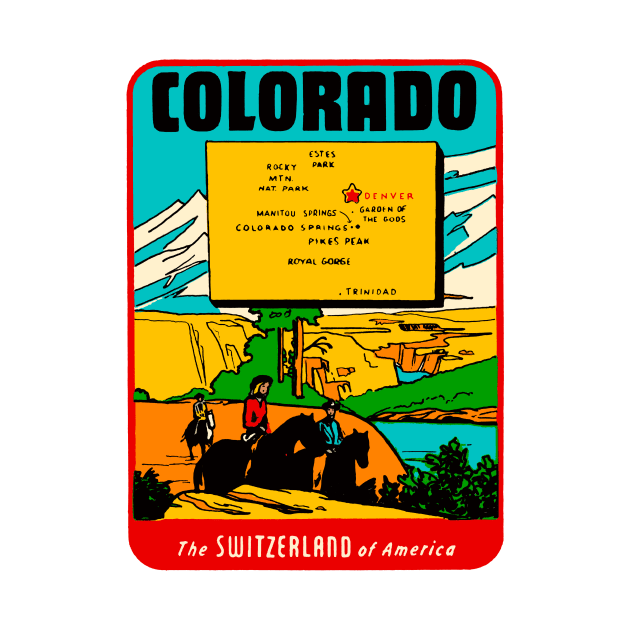 Vintage Colorado Decal by zsonn