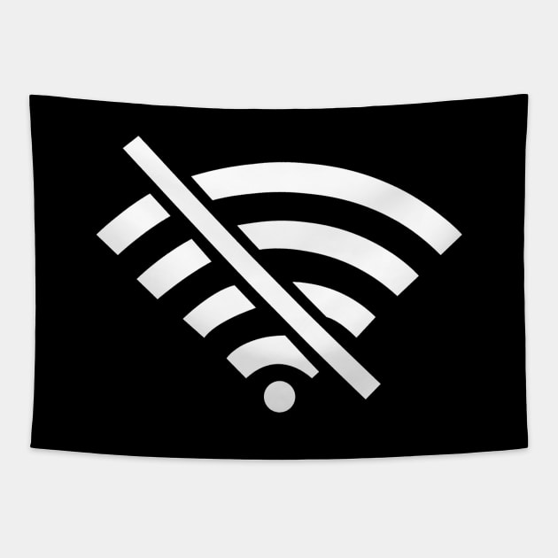 Disconnect wifi Tapestry by CampaignMania