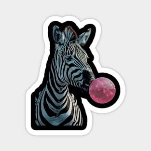 Zebra Jovial Journeys Magnet