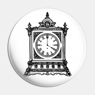 Vintage Royal Table Clock Pin