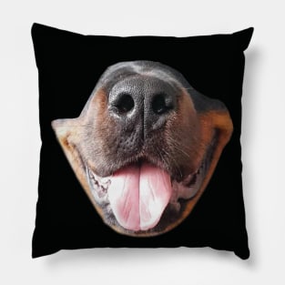 Funny Rottweiler Dog nose Pillow