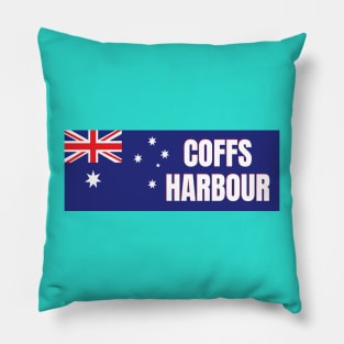 Coffs Harbour City in Australian Flag Pillow