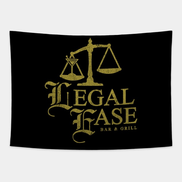 Legal Ease Bar & Grill Tapestry by huckblade