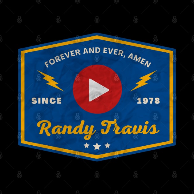 Randy Travis // Play Button by Blue betta