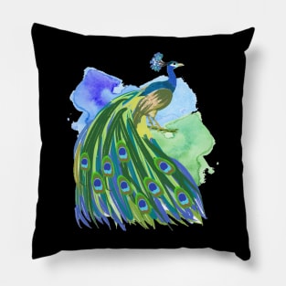 Precious Peacock Pillow