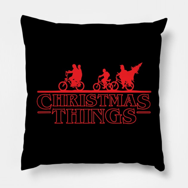 Christmas Things 3 Pillow by RackaFilm