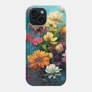 Vibrant Wildflower Painting Phone Case