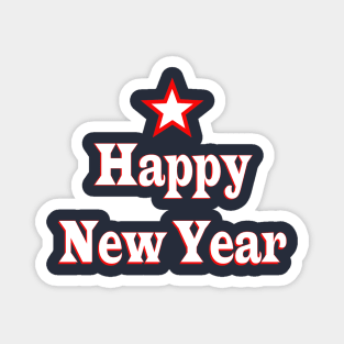 Happy New YEAR Quote unquote Magnet