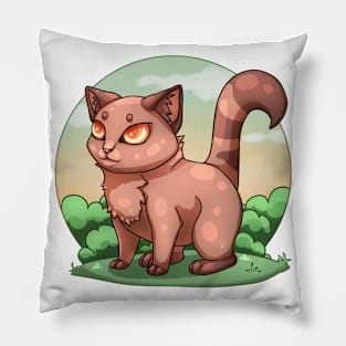 Pastel cat Pillow