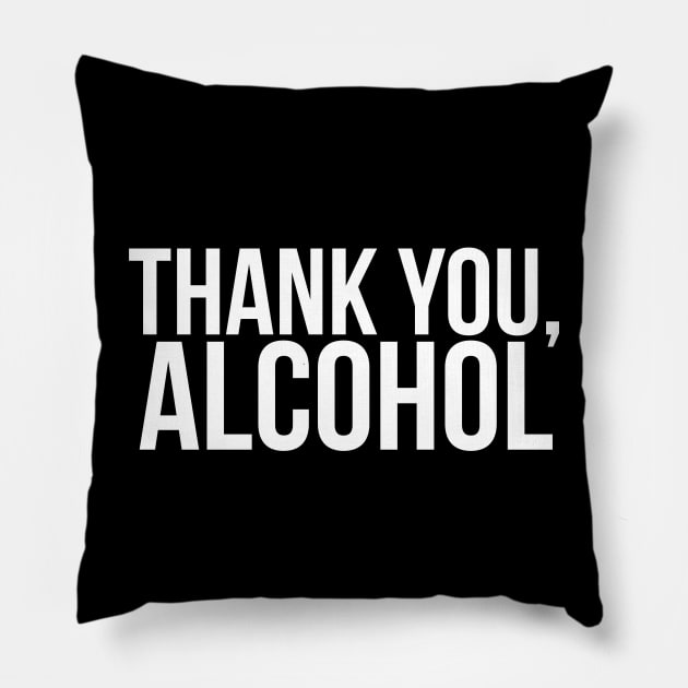 Thank you, Alcohol. // Funny. Parks and Rec- April Ludgate Pillow by PGP