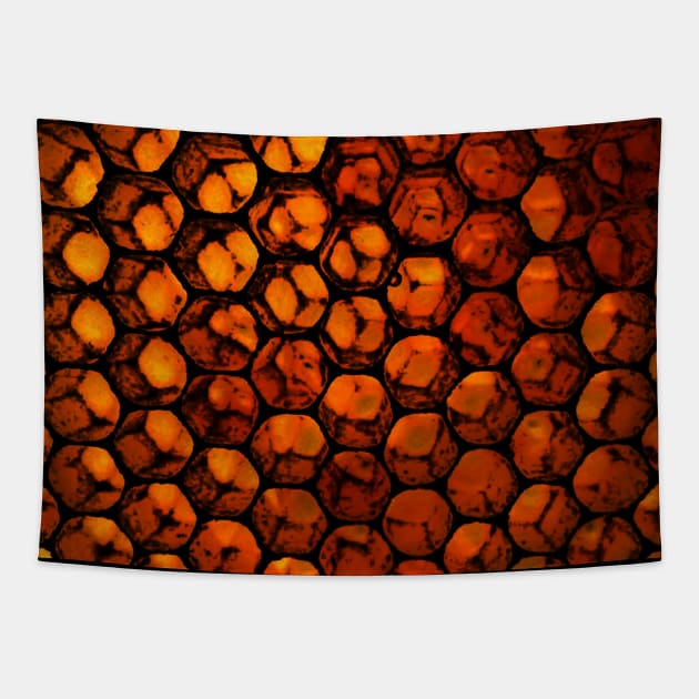 The Red Hive Tapestry by Dbaudrillier