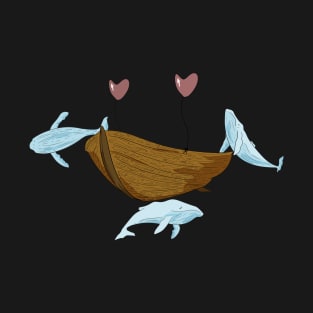 Whales. T-Shirt