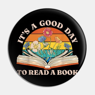 To Read Book  Library Reading Pin