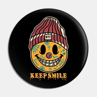 keep smile Pin