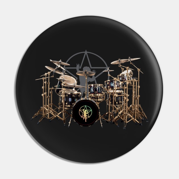The Legend Drum Set Pin by maynhanhvai
