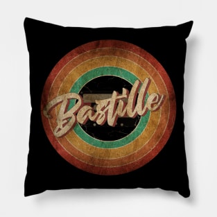 Bastille Vintage Circle Art Pillow