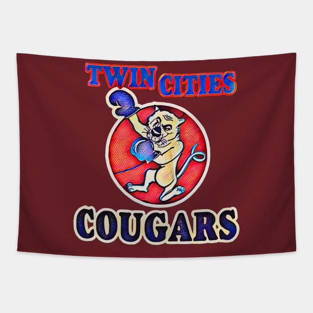 Twin Cities Cougars Football Tapestry by Kitta’s Shop