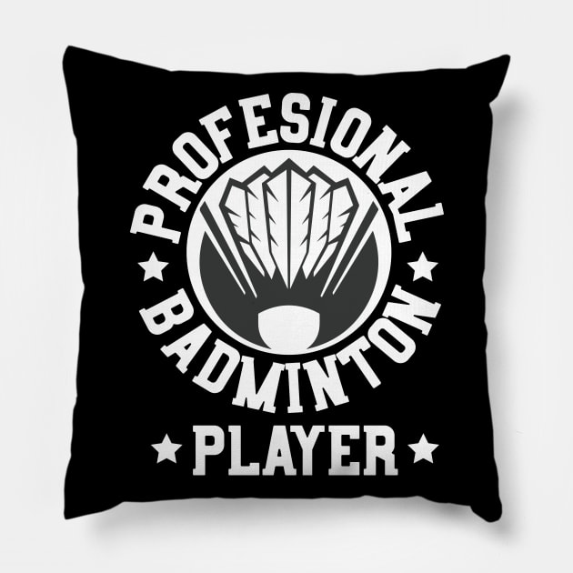 Badminton Pillow by Dojaja