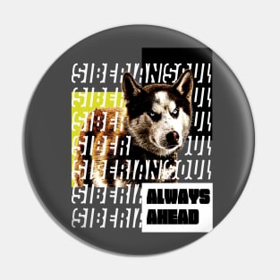 Siberian husky Pin