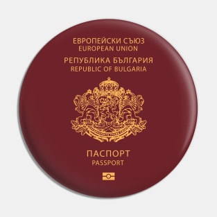 Bulgaria passport Pin