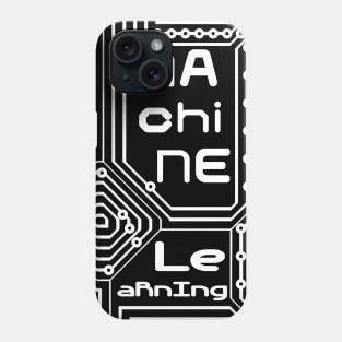 Machine Learning Computer Micro Chip White Phone Case