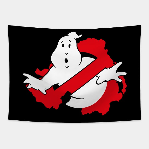 Ghostbusters Northern Ireland Logo Tapestry by ghostbustersni