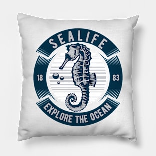 nautical t-shirt Pillow