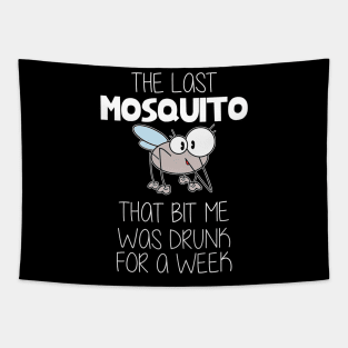 Alcohol Drunk Mosquito Tapestry