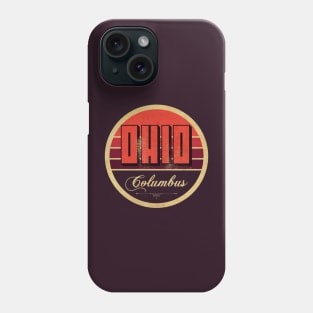 Ohio Columbus Vintage Phone Case