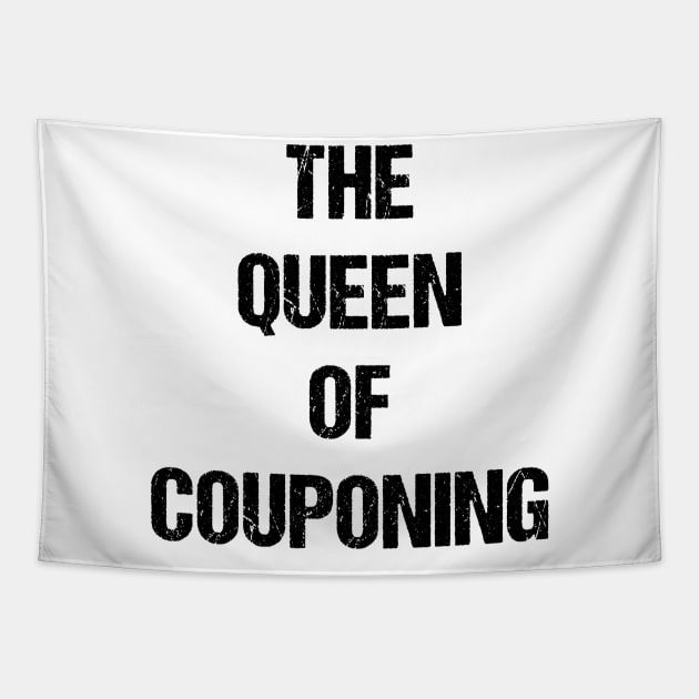 The Queen of Couponing Text Based Design Tapestry by designs4days