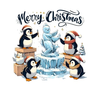 Festive Cartoon Delights: Elevate Your Holidays with Cheerful Animation and Whimsical Characters! T-Shirt