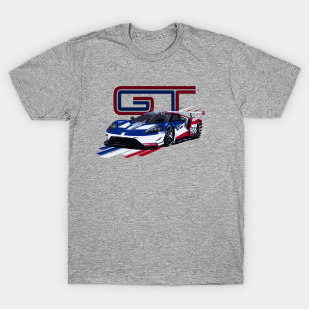 Ford GT Le Mans Race Car 2016 Hooded Sweatshirt