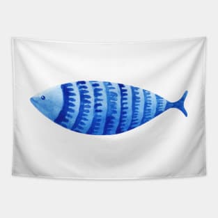 blue fish Tapestry