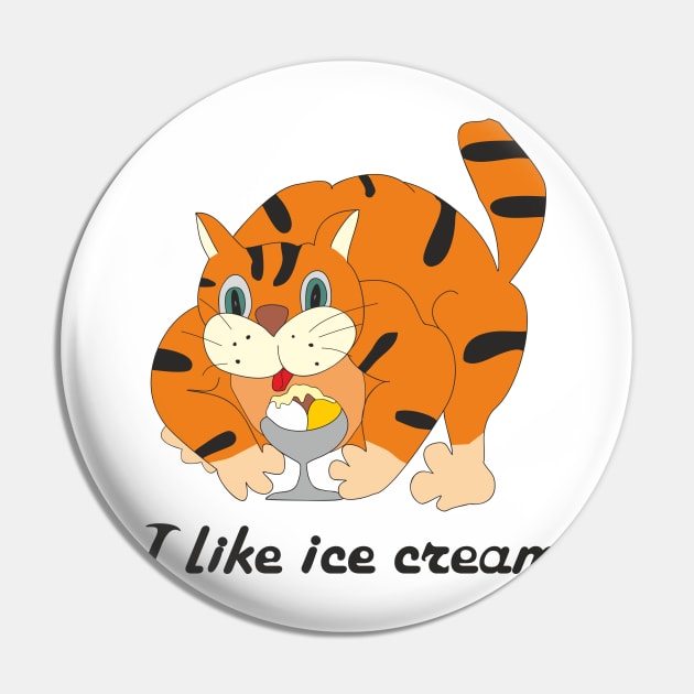 The cat is an ice cream lover Pin by Alekvik