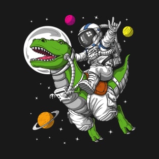 Dinosaurs in space T-Shirt