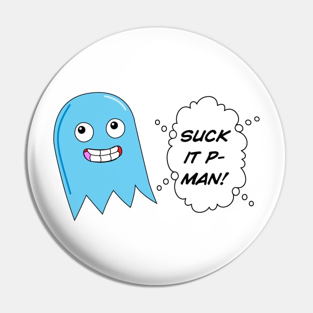 Anti-Authoritarian Inking Ghost Pin by junketpo