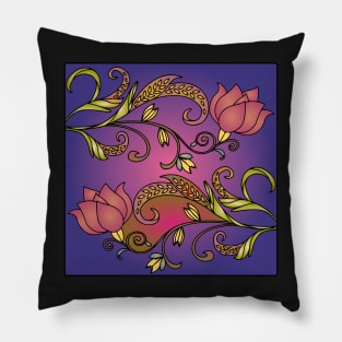 Flowers 654 (Style:3) Pillow