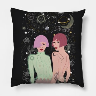 Gemini girls Pillow