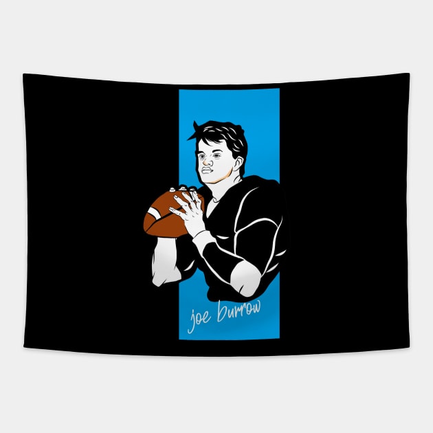 joe burrow bengals football Tapestry by sunflow