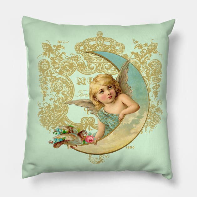 Luna Angel Pillow by LittleBean